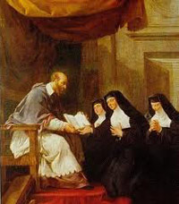 St. Francis Giving the Rules of the Visitation St. Francis Giving the Rules of the Visitation